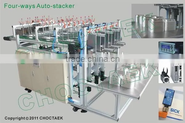 2014 New Design Aluminium foil stacker(four ways)