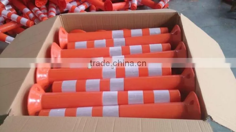 Highway reflective guide post Flexible Spring post road delineators