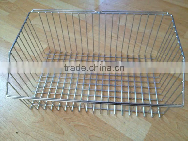 Chrome Wire Basket for Hospital and Chrome Hospital Basket/Wall Panel Basket