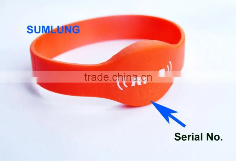 cheap RFID Wristband Woven Bracelet for Access Control waterproof NFC Tag NTAG203 NTAG213 NTAG216