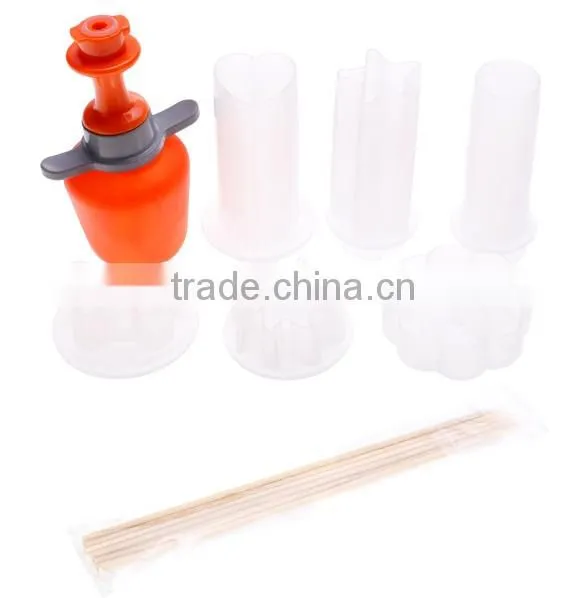 New Fashion Creative Kitchen Vegetable Fruit Plastic Fruit Shape Cutter Slicer Food Decorator Fruit Cutter SV018524
