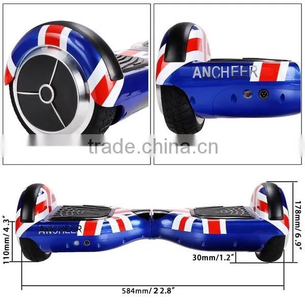 Ancheer 2 wheel balance scooter bluetooth roam electric 6.5 Inch LG battery UK plug Benz wheel AM002735