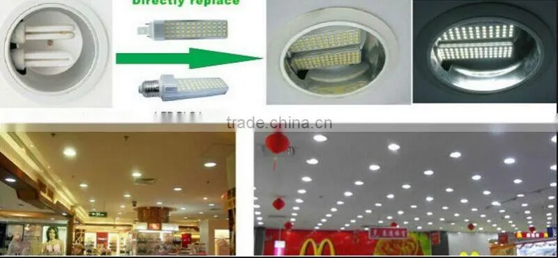 E27 smd 2835 led plug light 7 watt downlight replacement