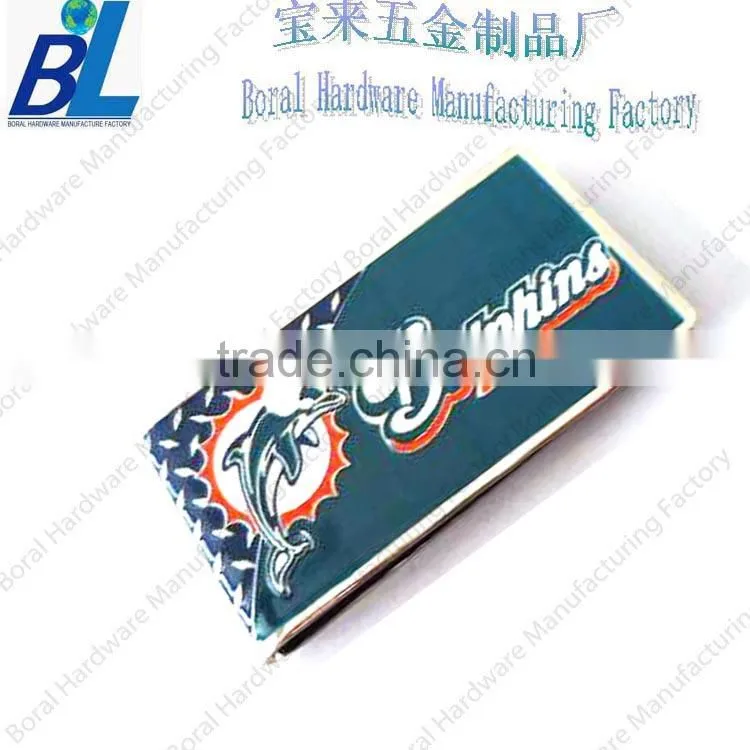 Welcomed printed metal money holder