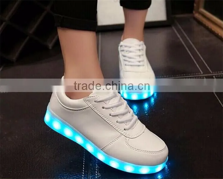 waterproof adult fashion led shoes strip flashing led shoes