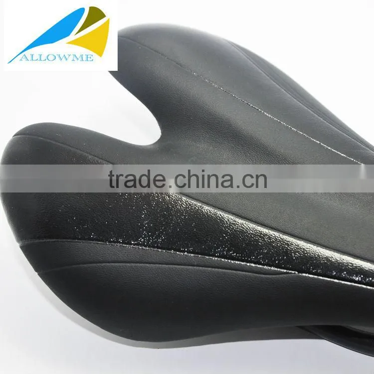 full carbon leather warped road racing bike saddle