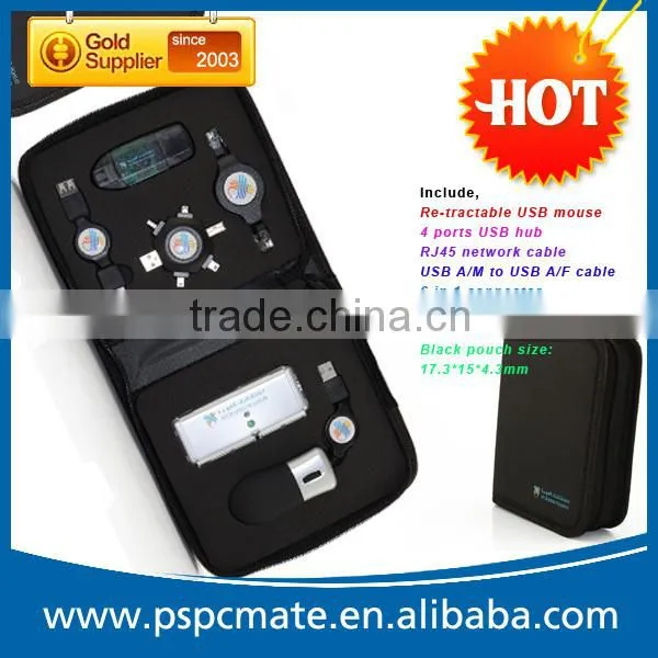 NEW COMPUTER NOTEBOOK TRAVEL KIT CARD READER USB MOUSE computer tool USB kit