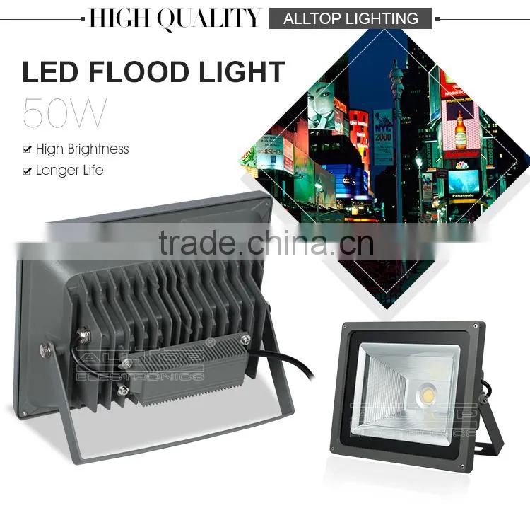 High lumen Bridgelux cob waterproof outdoor ip65 50 watt led flood light