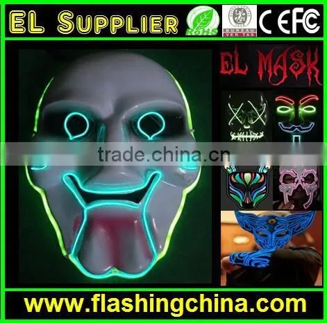Flashing EL Wire Mask led mask for wholesale
