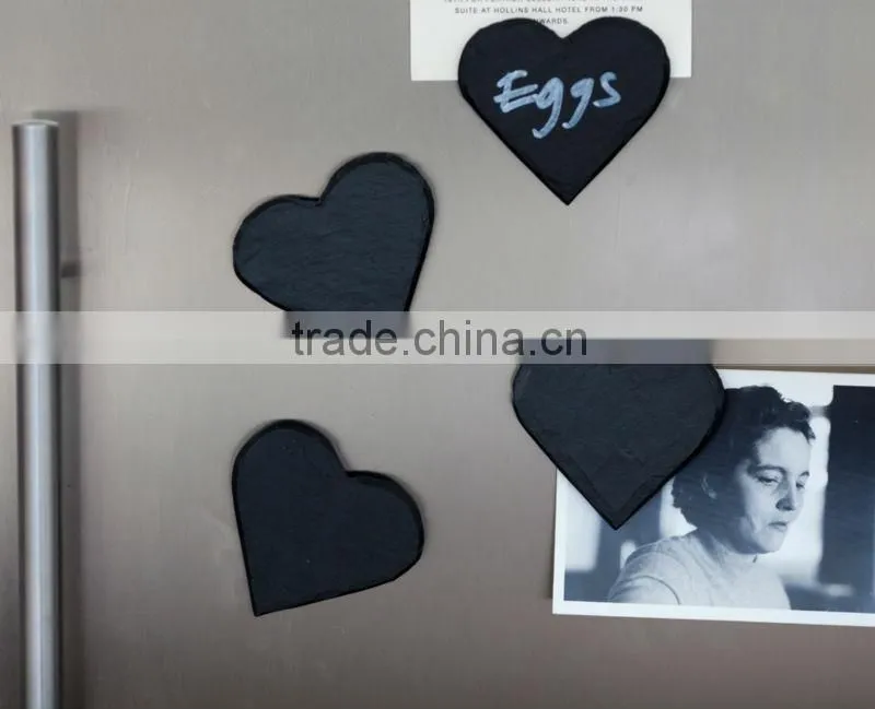 various shape lovely blank fridge magnets with soapstone chalks