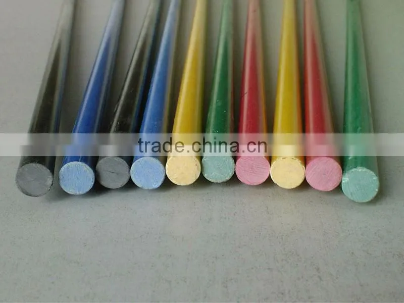 2015 Hot!! Pultruded FRP/GRP fence pole/FRP support rod/frp fence rod/grating (professional manufacturer