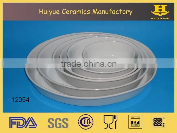 porcelain bakeware, ceramic plate