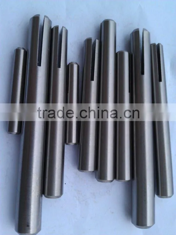 taper pin with opening trail