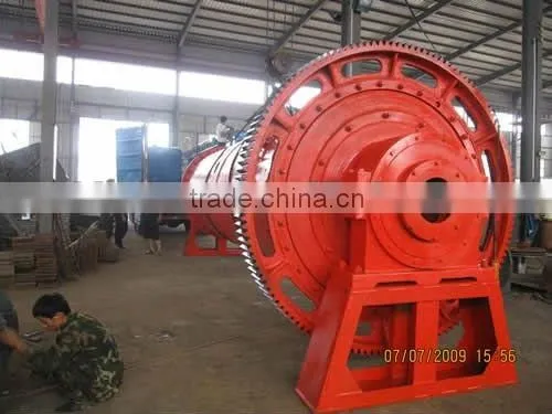 China Cement plant with a tube mill