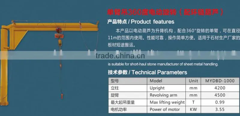 Granite or Marble Slab crane