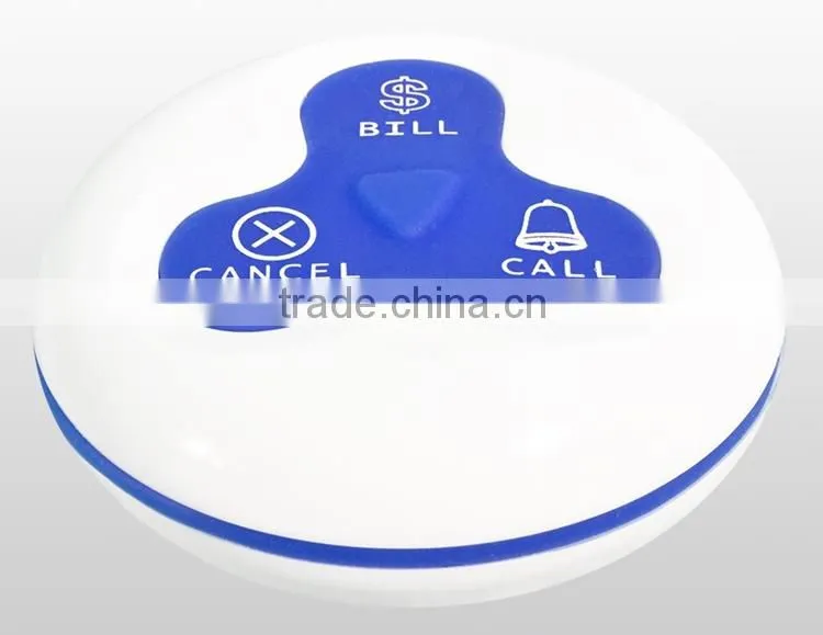 Wireless guest paging system restaurant calling