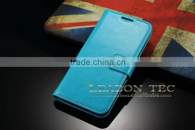 2015 Hot Selling Item Coach Wallet and Phone Case New Galaxy S6 Luxury Leather Case for S6 Case