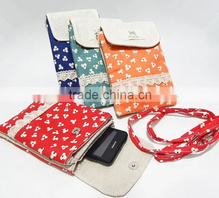 custom promotional cell phone sling bag