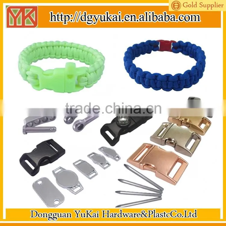 Yukai military quick release buckle for bracelet/paracord quick release buckle