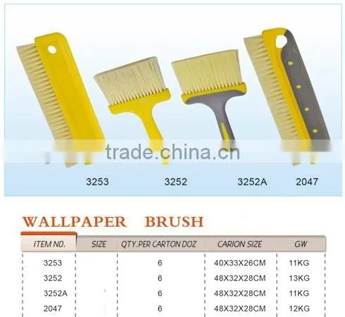 plastic handle wallpaper brush hanging wallpaper brush