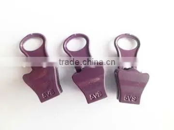 5# resin zipper auto-lock zipper slider painted color zipper head butterfly slider body