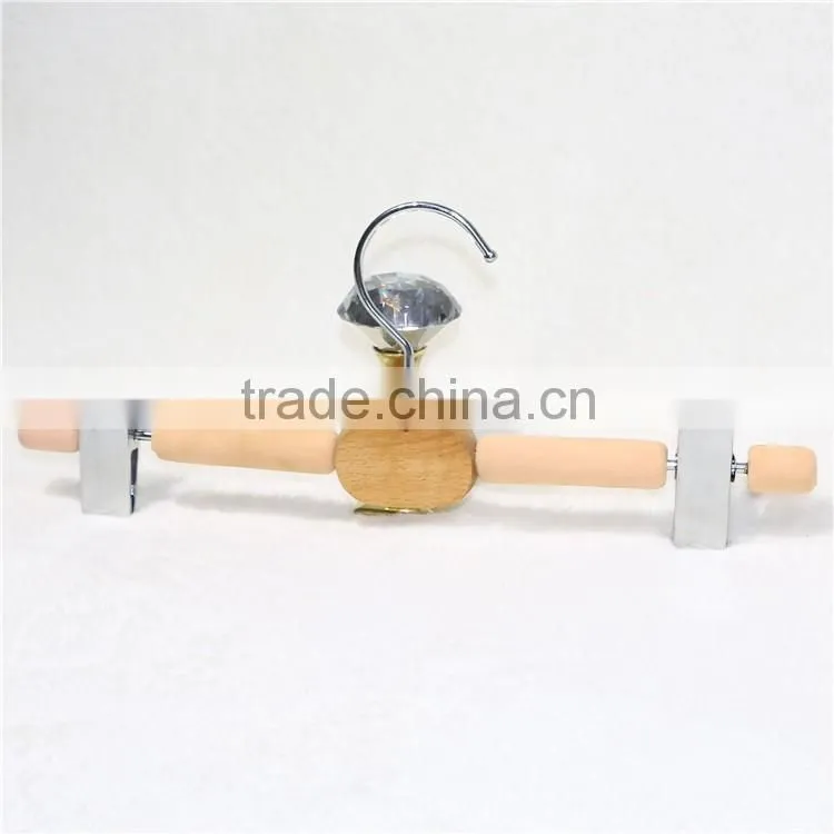 Non-skid children sponge metal clip hanger for pant