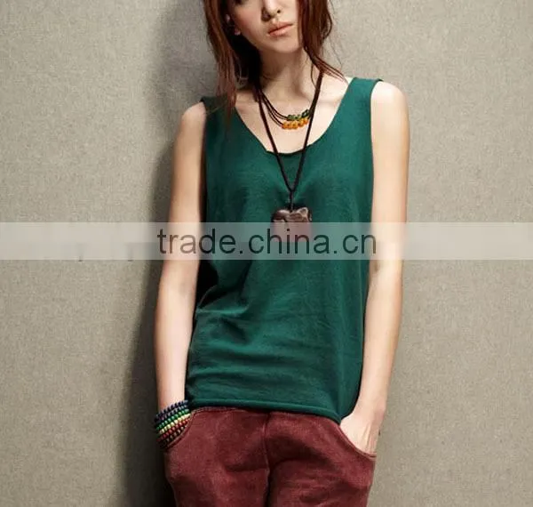 Wholesale fashion sleeveless sports vests(YCT-B0573)