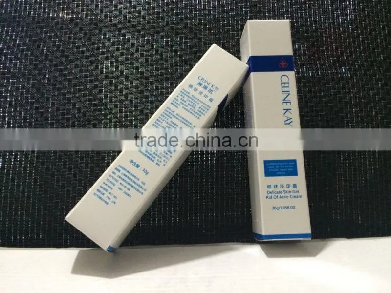 top quality paper box with logo printed for cosmetic package