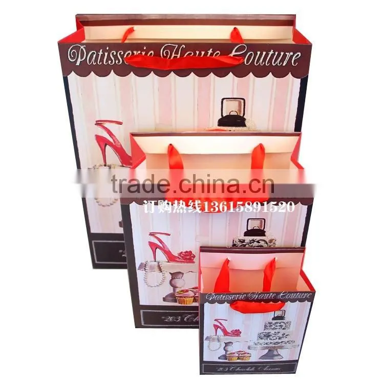 2016 newest leisure time paper bag / craft bag making machine