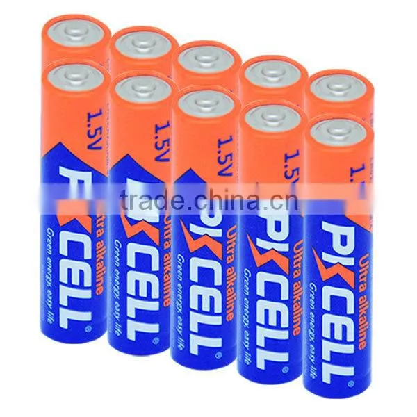 shenzhen pkcell supply cheap price super alikaline 1.5v aaa am4 lr03 dry battery