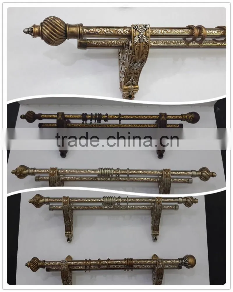 Curtain accessories curtain rod factory,aluminium curtain rod
