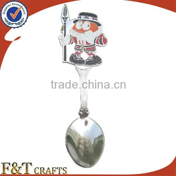 advertising event gifts iron and chrome new printed souvenir spoon
