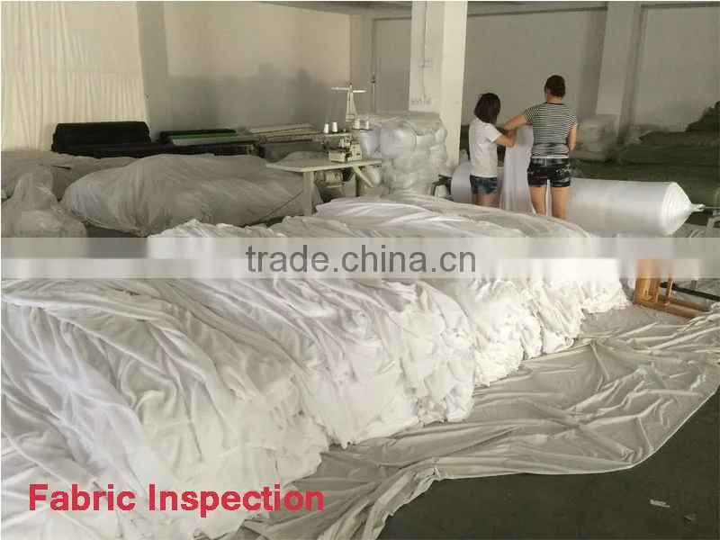 Waterproof White 90gsm poly knitted fabric