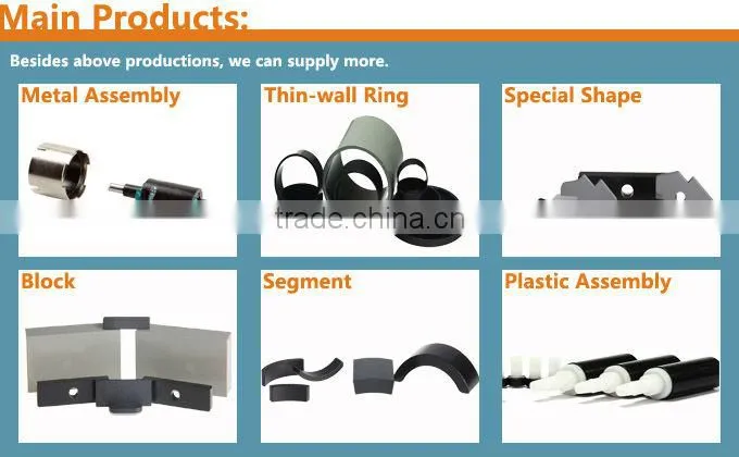 Segment and arc neodymium magnet