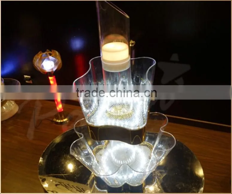 Nightclub 3 levels luxury remove control LED illuminate ice bucket