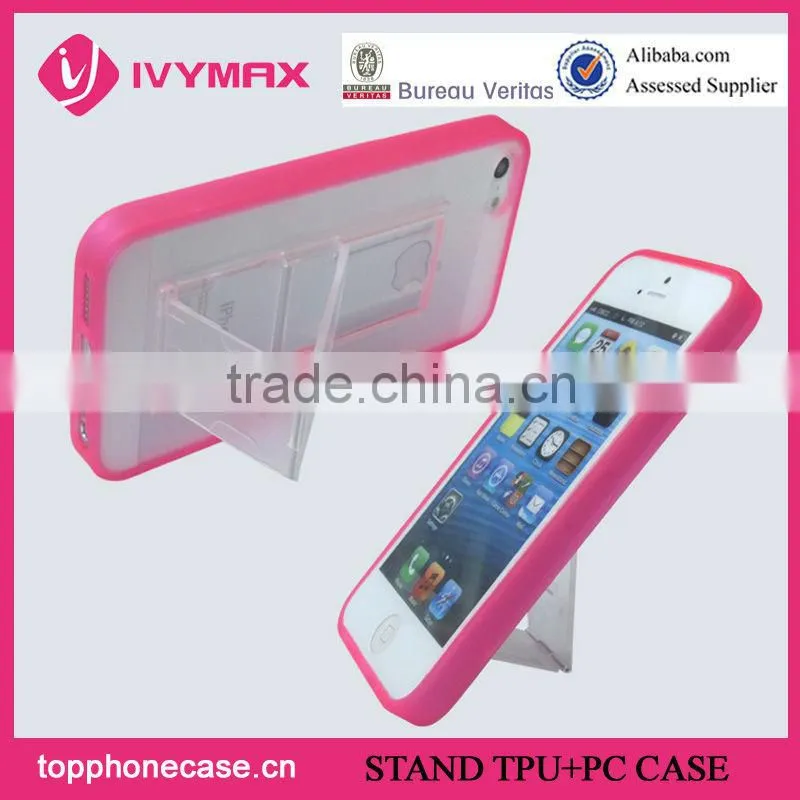 Hybrid TPU+PC Mobile Phone Case for Apple iPhone 5