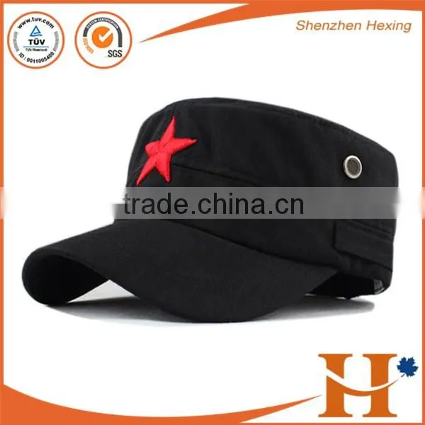Custom your logo plain army cap washed military cap with top quality