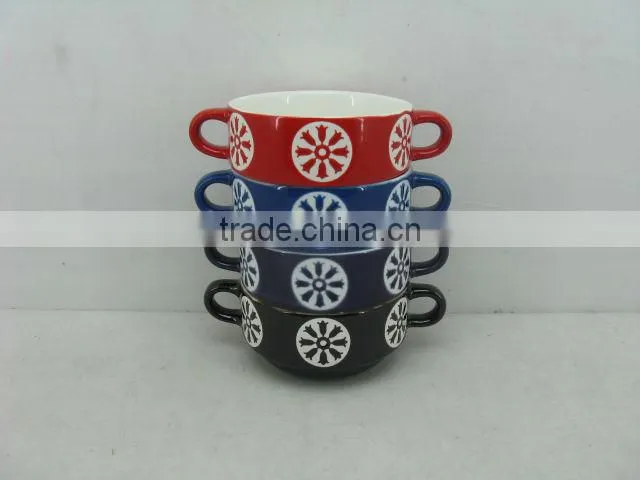 Ceramic christmas serving bowl set