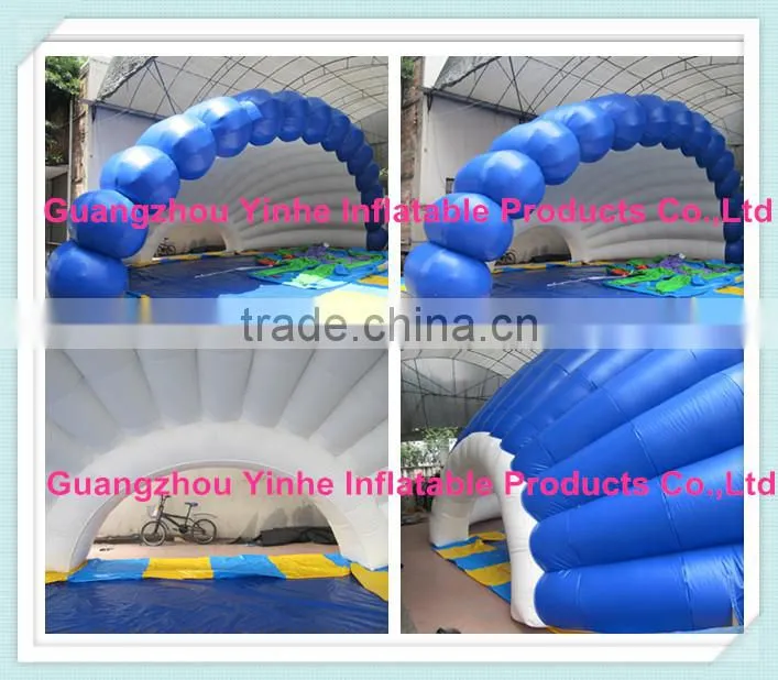 2016 best sale outdoor transparent inflatable exhibition tent
