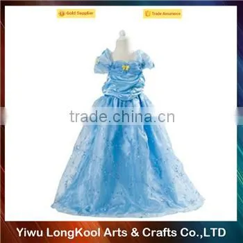 New fashion hot sale cute baby girl wedding dress cosplay frozen girl dress