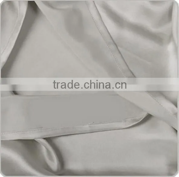 wholesales fashion solid color 100% pure silk pillowcases