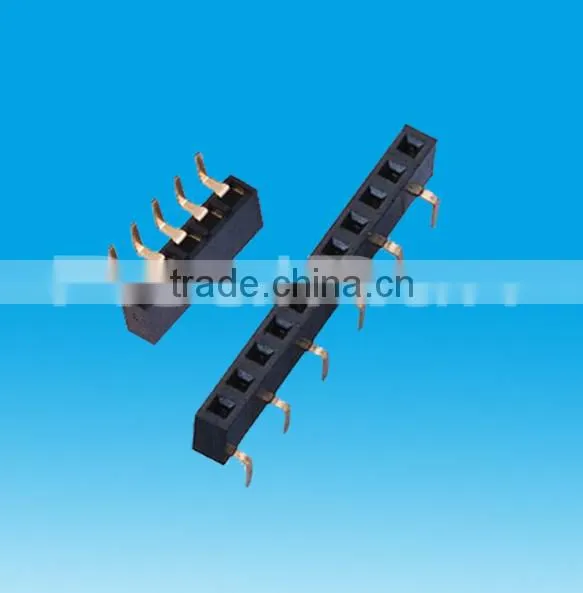 China factory customized 2.54mm Pitch female header connector