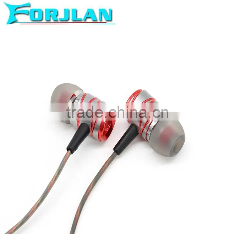 metal wired stereo earbud speaker for iphone