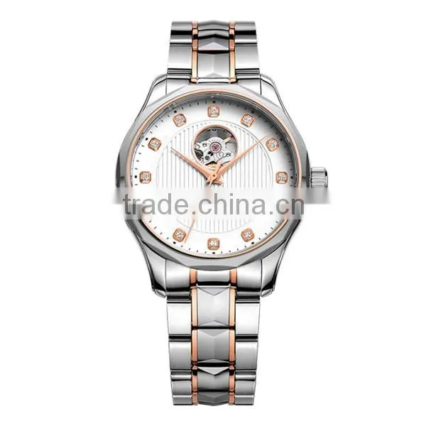 5ATM Mens Sapphire Crystal Automatic Mechanical Watch