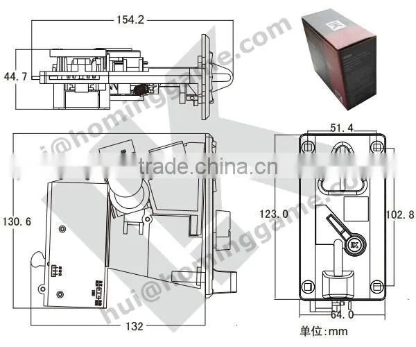 Coin Acceptor Machine Parts Multi Electronic Cpu Coin Selector / arcade Cabinet Accessories