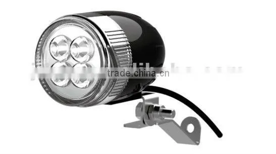 Black Front Motorcycle Light With Led