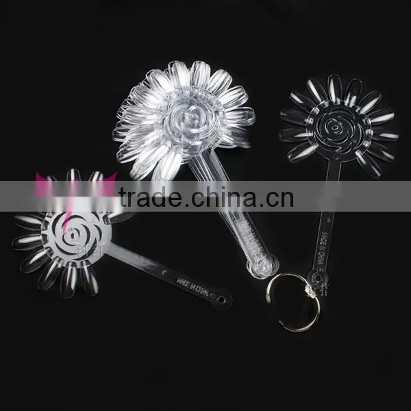 Sun flower plastic wheel palette nail tips nail polish color chart