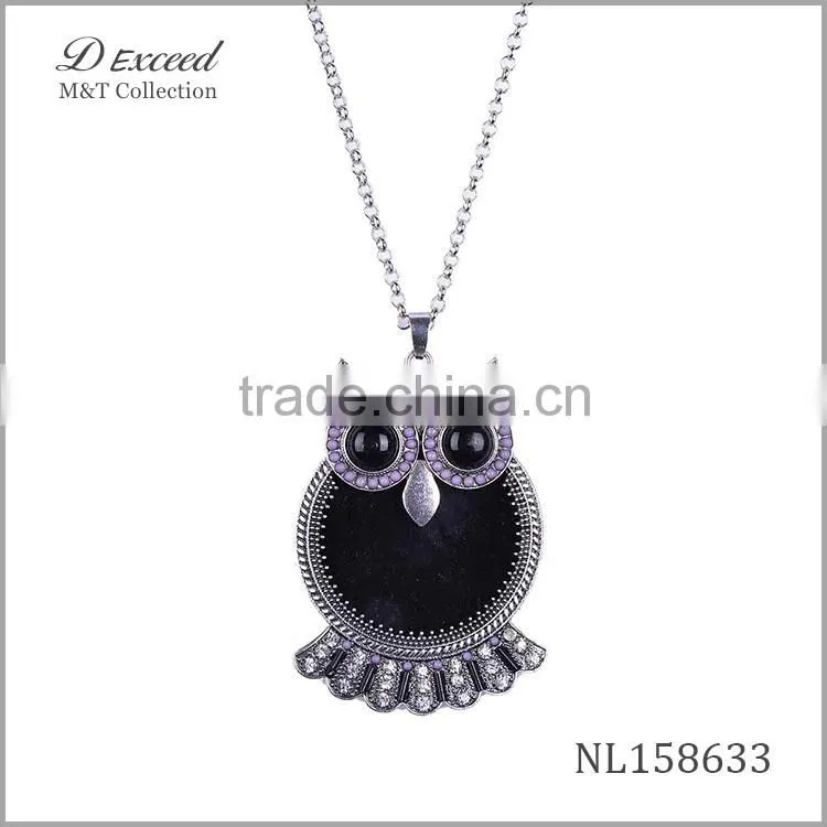 New arrive owl pendants necklace,cute owl pendants for women