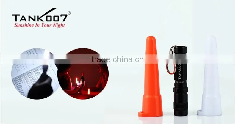 Waterproof mini led flashlight TANK007 E09 hand led torch