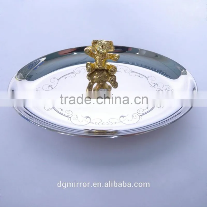 jewelry dish, wedding favor , vintage jewelry dish, metal jewelry dish, shabby chic jewelry dish